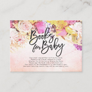 Baby Shower Books for Baby / Bring a book Request Enclosure Card