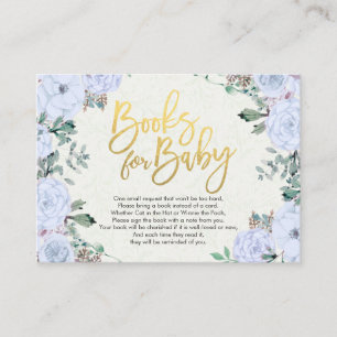 Baby Shower Books for Baby / Bring a book Request Enclosure Card
