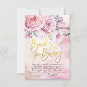 Baby Shower Books for Baby / Bring a book Request Invitation