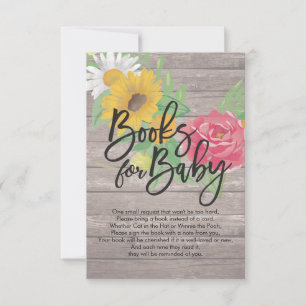 Baby Shower Books for Baby / Bring a book Request Invitation