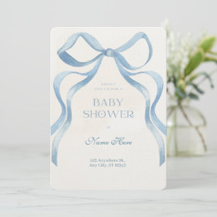 Baby Shower Boy Invitation