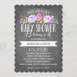 Baby Shower Brunch Invitation