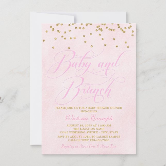 Baby Shower Brunch Invitations (Front)