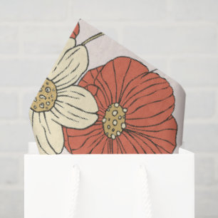 Baby Shower Butterflies & Blossoms Poetic Floral Tissue Paper