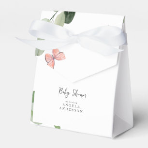 Baby Shower Butterfly Eucalyptus Favour Box