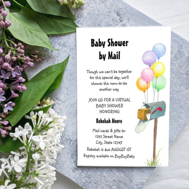 Baby Shower by Mail Invitation (Creator Uploaded)