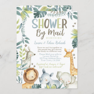 Baby Shower by Mail Safari Invitation