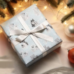 Baby Shower Christmas Winter Arctic Animals  Wrapping Paper<br><div class="desc">This design was created through digital art. It may be personalised by clicking the customise button and changing the colour, adding a name, initials or your favourite words. Contact me at colorflowcreations@gmail.com if you with to have this design on another product. See more of my creations or follow me at...</div>