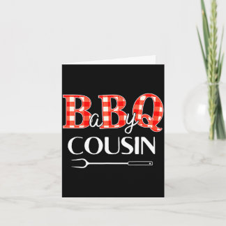 Baby shower cousin bbq party cute matching family card