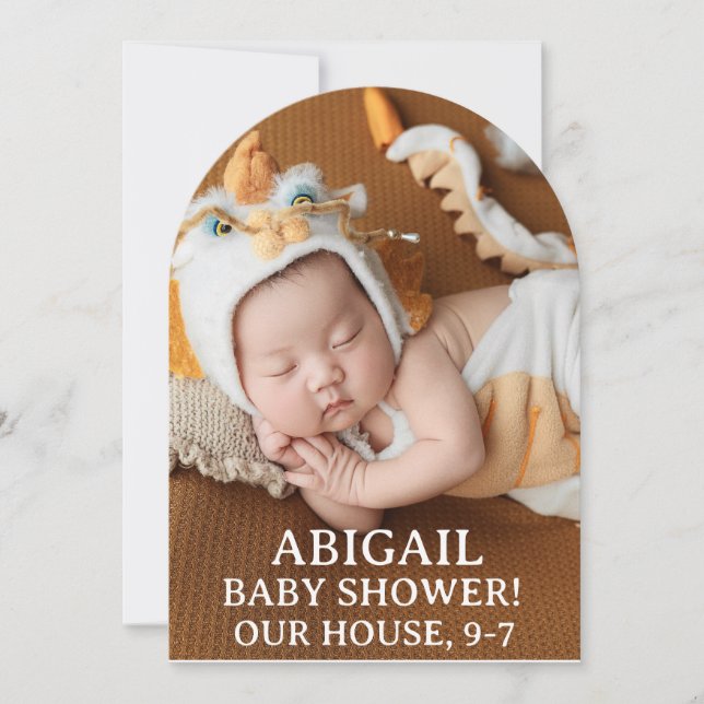  BABY SHOWER CUSTOM POWER INVITATIONS (Front)