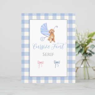 Baby Shower Customizable Game Template