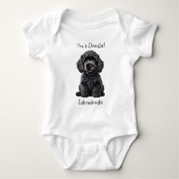 Baby Shower Cute Labradoodle Puppy - I'm a Doodle!