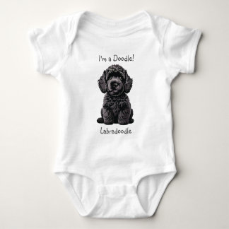 Baby Shower Cute Labradoodle Puppy - I'm a Doodle! Bodysuit