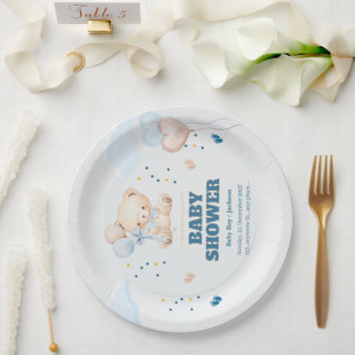 BABY SHOWER DAY PERSONALIZE PAPER PLATE