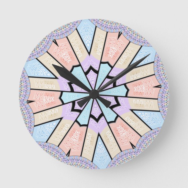 Baby shower design round clock (Front)