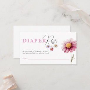 Baby Shower Diaper Raffle Ticket Template