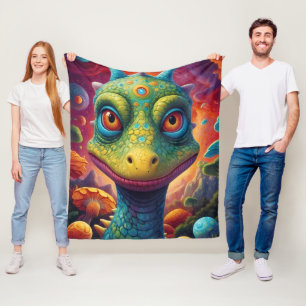 Baby shower Dino-Mite  Fleece Blanket