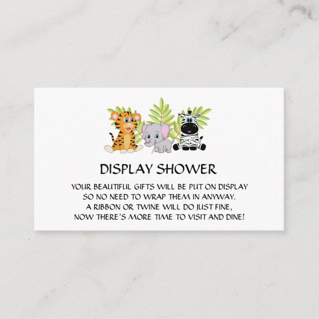 Baby Shower Display Shower Insert Enclosure (Front)