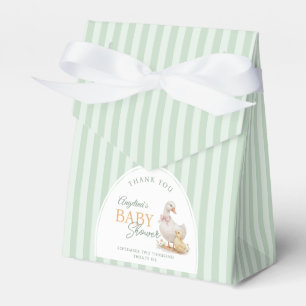 Baby Shower Favor Boxes Mother Goose and Gosling.