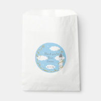 Baby Shower Favour Bag "Glittery Castle"