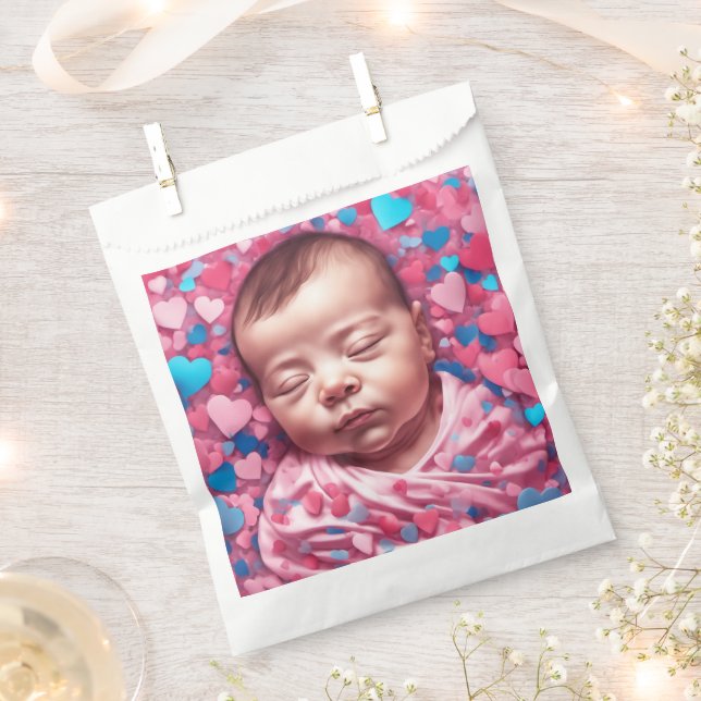 Baby Shower Favour Bags (Clipped)