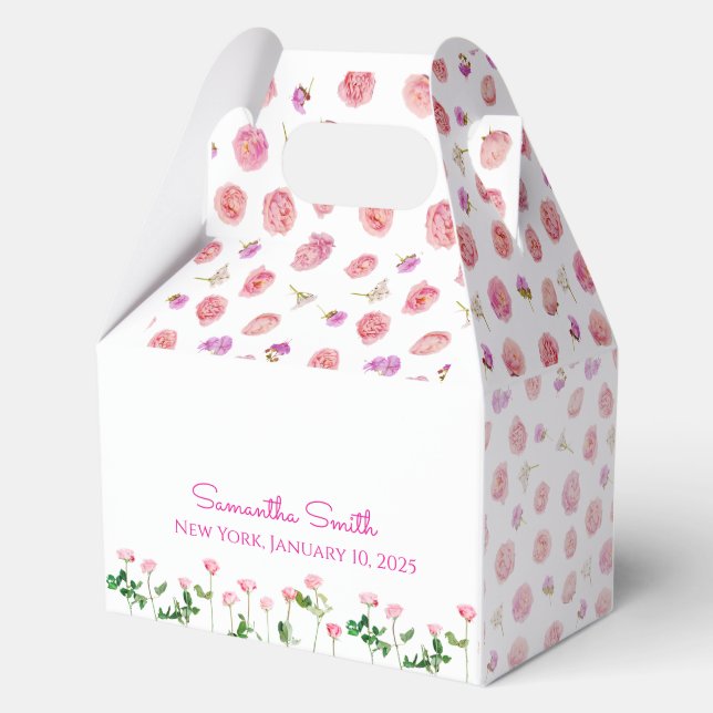 BABY SHOWER FAVOUR BOX (Back)