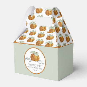 Baby Shower Favour Boxes Fall Little Pumpkin