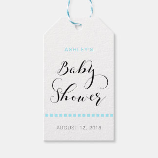 Baby shower favour tags, customisable gift tags
