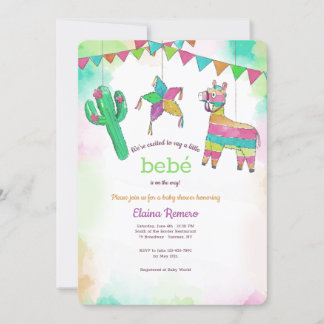 Baby Shower Fiesta Invitation
