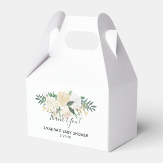 Baby Shower Flowers Favour Box