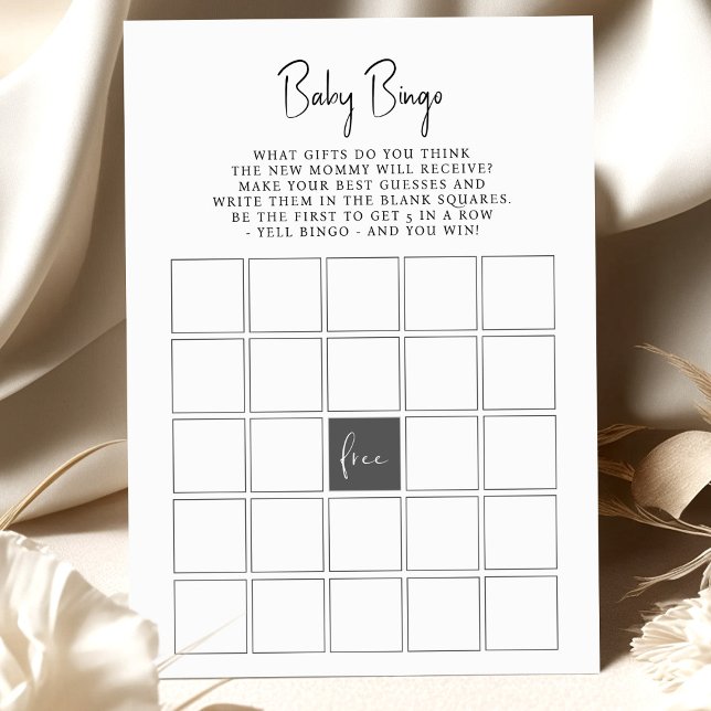 Baby Shower Game Baby Bingo (Creator Uploaded)