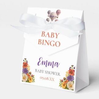 Baby Shower Game Bingo Card – Prize Favor Box