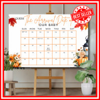 Baby Shower GAME Guess Due Date A Little Pumpkin