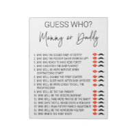 Baby Shower Game Guess Who Gender Neutral Script