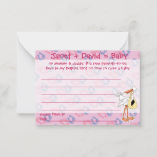 Baby Shower Game Helpful Hint Cards
