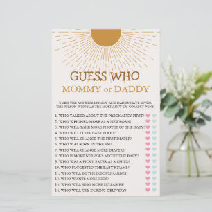 Baby Shower Game Here Comes The Son