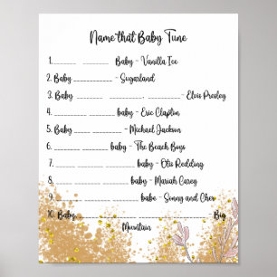Baby Shower Games Poster