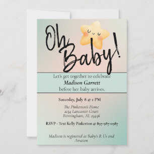 Baby Shower Gender Neuteral Invitation