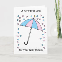 Baby Shower Gift Confetti and Umbrella