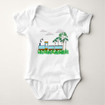 Baby Shower gift - t-shirts - boys little train