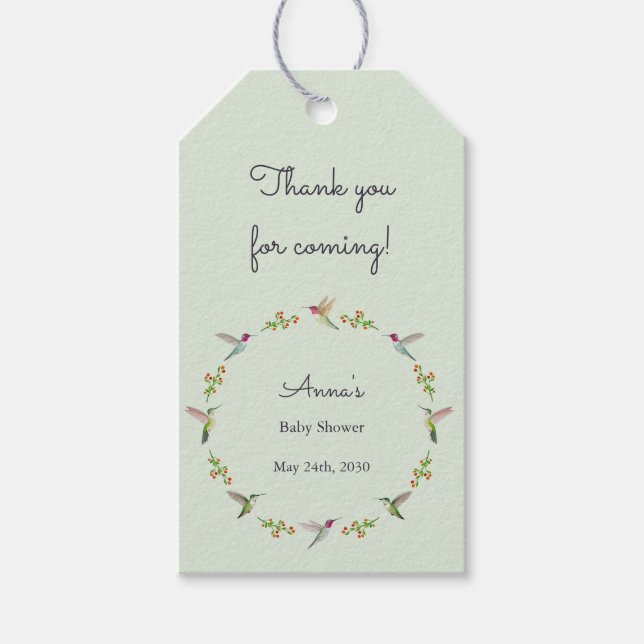 Baby Shower Gift Tags (Front)