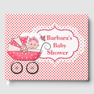 Baby Shower Girl Guest Book