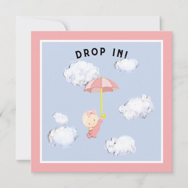 Baby Shower Girl Invitation (Front)