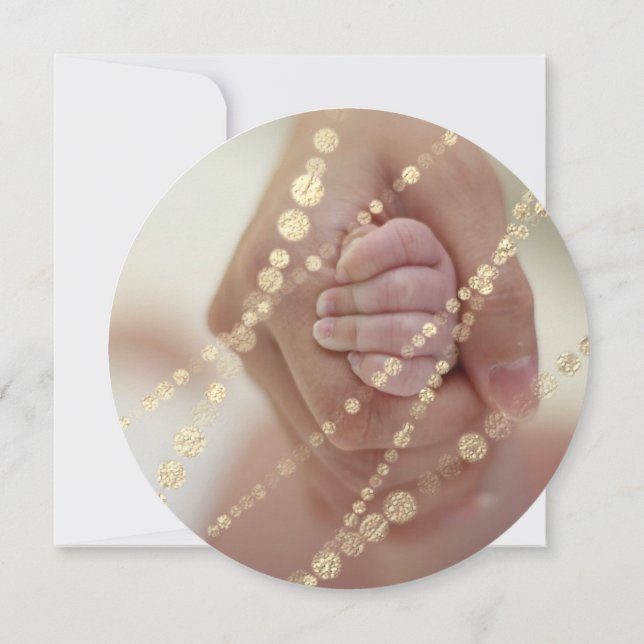 Baby Shower Girl Rose Gold Pink Royal Photo Invitation (Back)