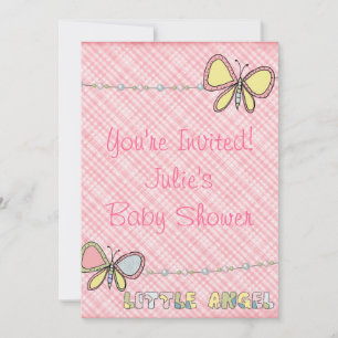 Baby Shower - Girl - Scrapbook Invitation