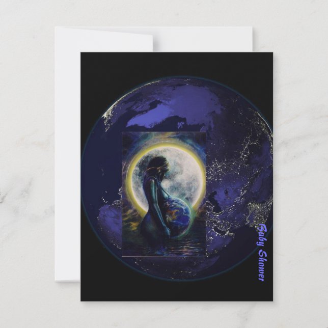 Baby Shower Gothic Invitation (Front)