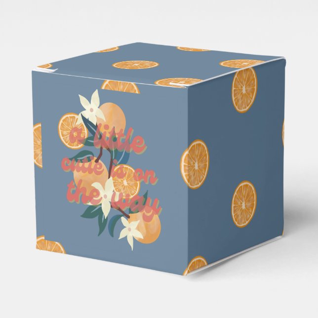 Baby shower guest  favour box (Front Side)