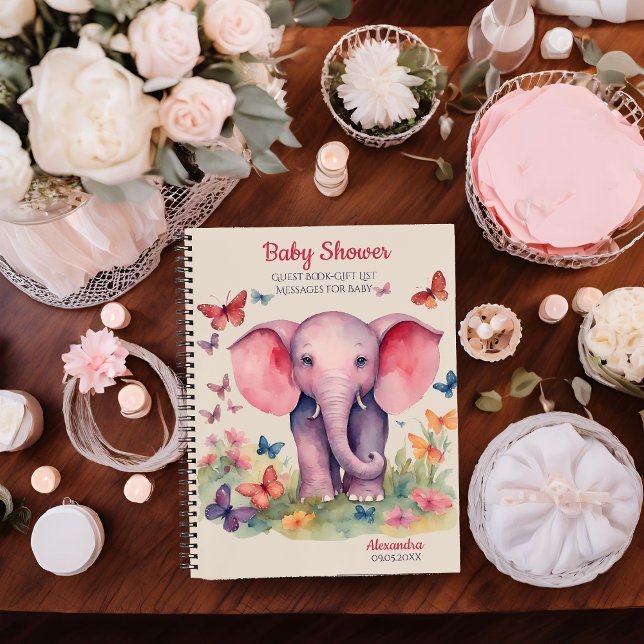 Baby Shower Guest Gift List Notebook (Creator Uploaded)