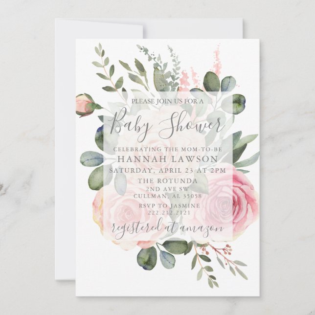 Baby Shower Invitation (Front)