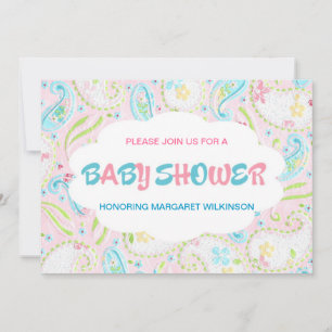 Baby shower invitation